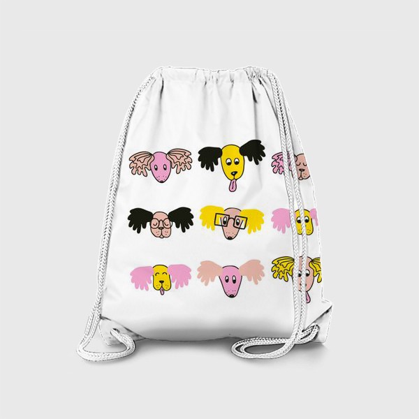 Рюкзак «Смешные собачки, ушастые папийоны»