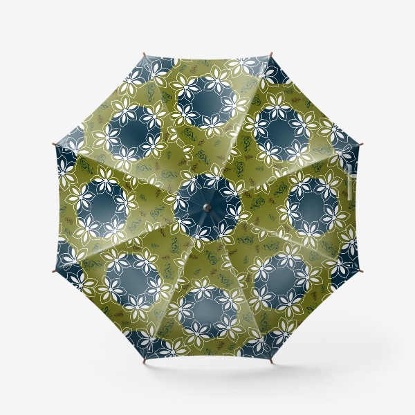 Зонт «Веночки из цветочков»