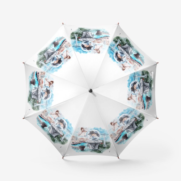 Зонт «мальчики краше цветов»