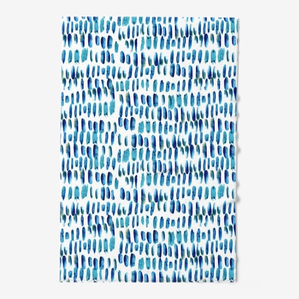 Полотенце «голубые, морские полоски»