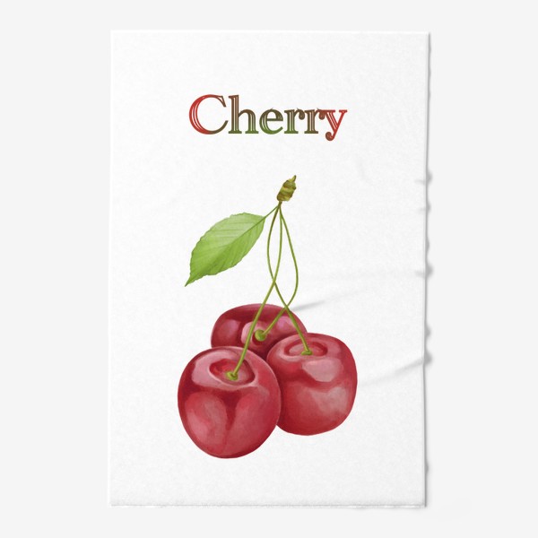 Полотенце «Cherry, вишня»