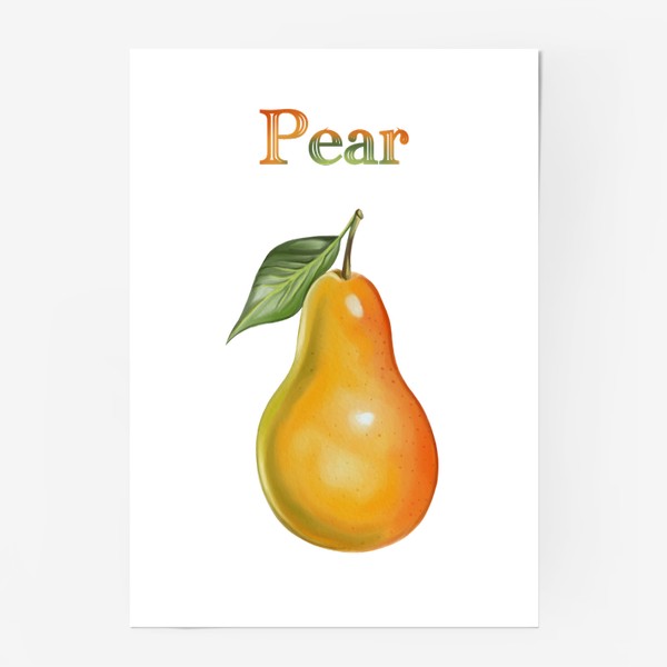 Постер «Pear, груша»