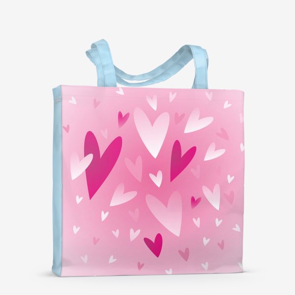 Сумка-шоппер «Розовые сердца»