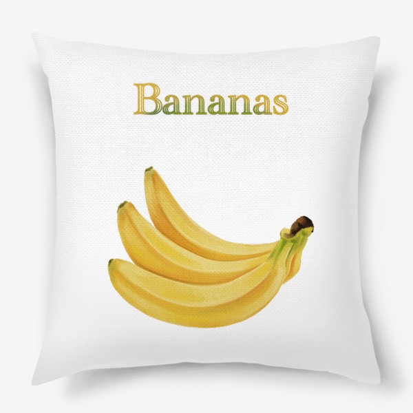 Подушка «Bananas, бананы»