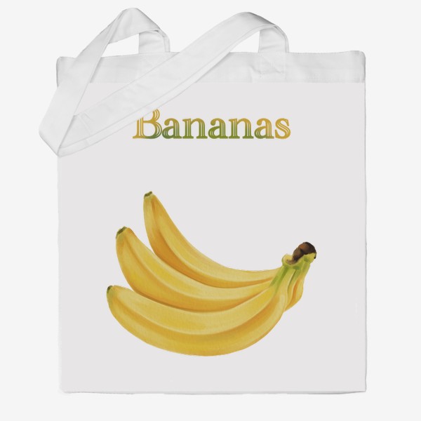 Сумка хб «Bananas, бананы»