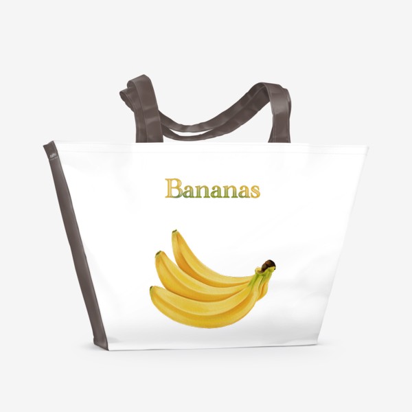 Пляжная сумка «Bananas, бананы»