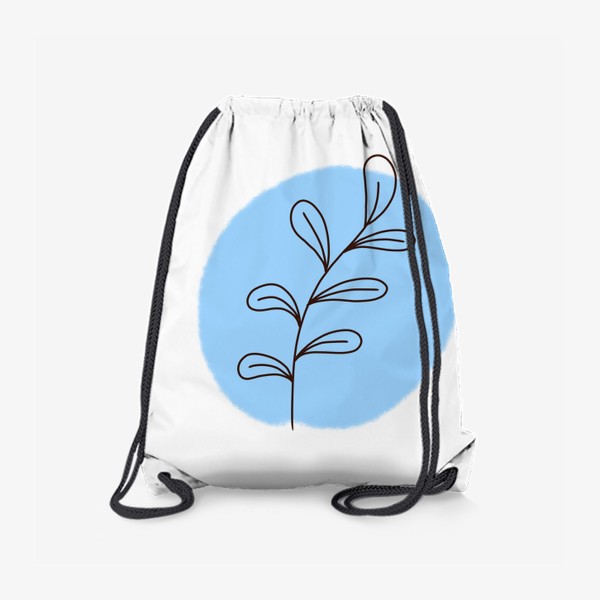 Рюкзак «Ветка на синем фоне»