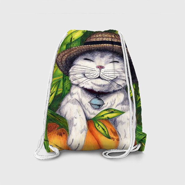 Рюкзак «Кот с тыквой »