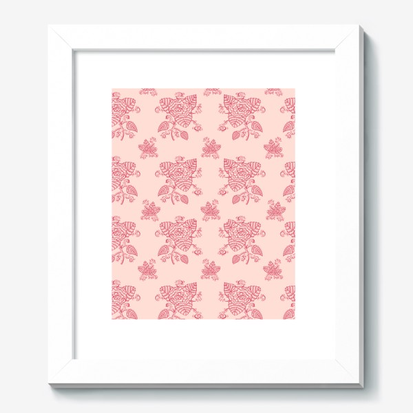 Картина «Чайная Роза мелкий розовый»