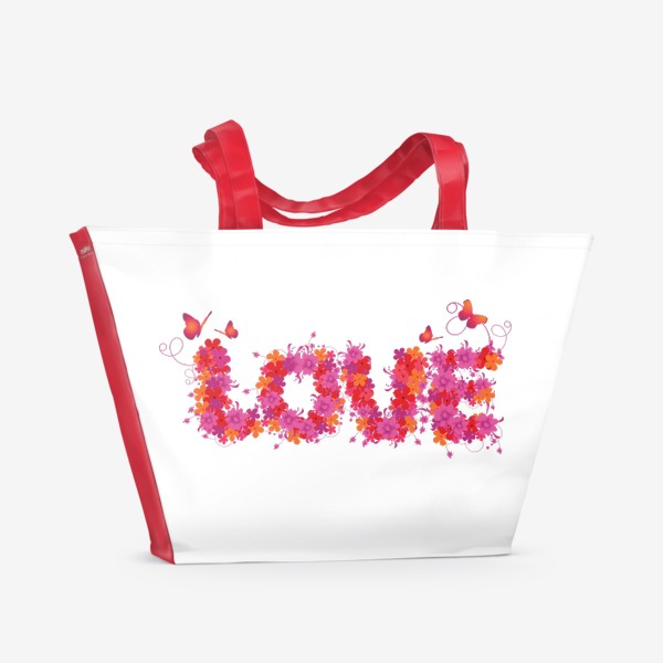 Пляжная сумка «LOVE »