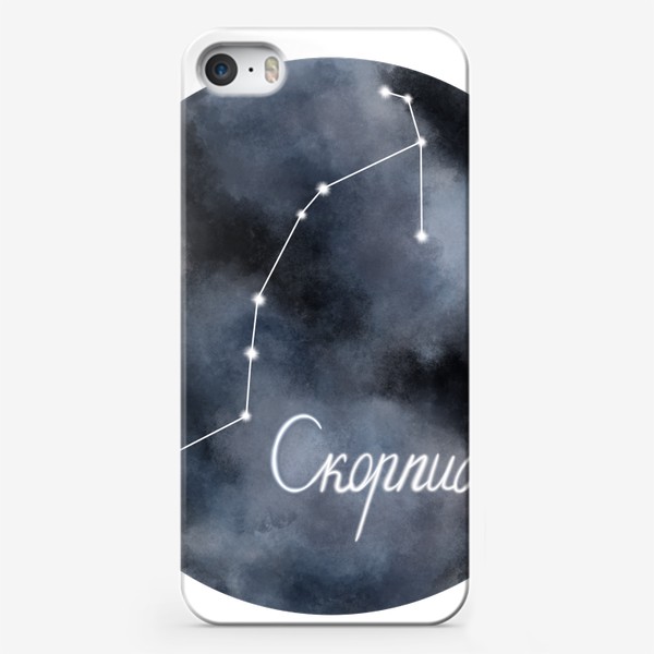 Чехол iPhone «Скорпион Созвездие Космос»