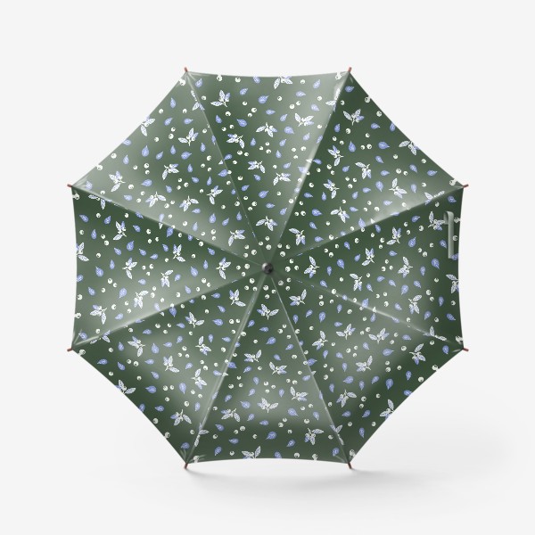 Зонт «Винтажный паттерн с ягодами»