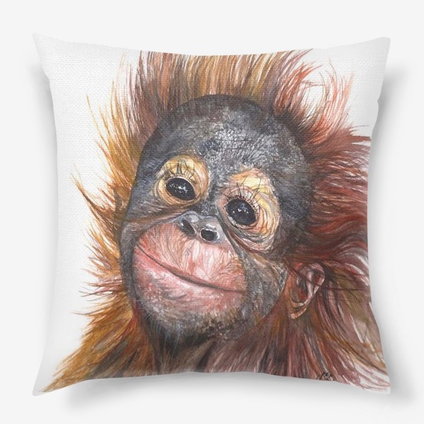 Подушка «Детёныш орангутанга»