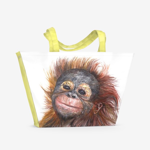 Пляжная сумка «Детёныш орангутанга»