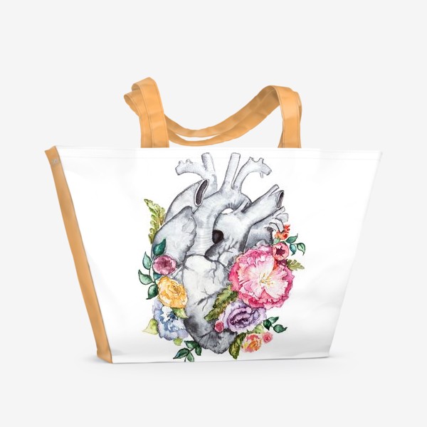 Пляжная сумка «Расцветает любовь»