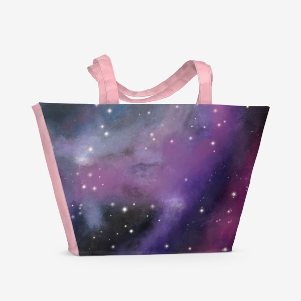 Пляжная сумка «Космос внутри Космический фон»