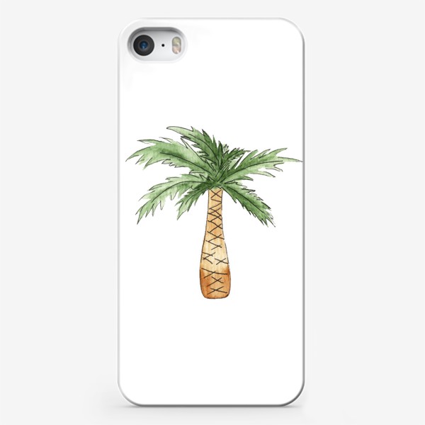 Чехол iPhone «пальма скетч»
