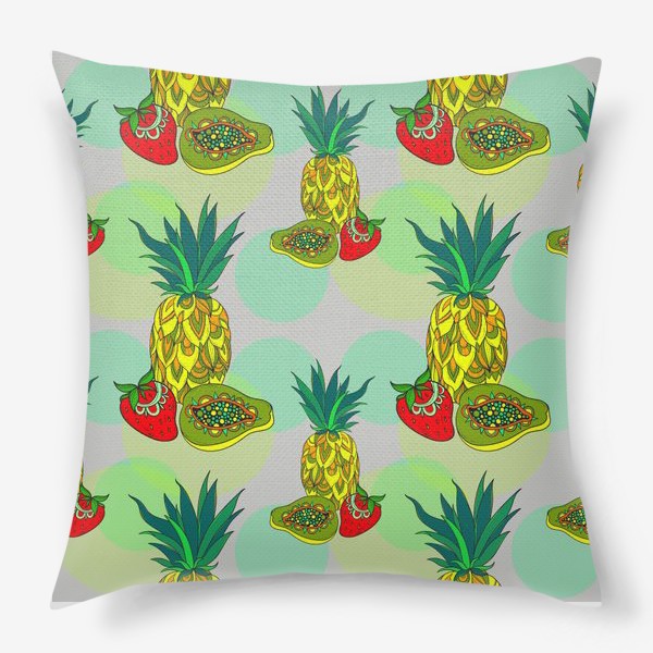 Подушка «Тропические фрукты»
