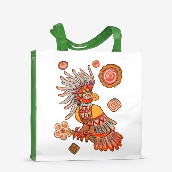 Сумка-шоппер &laquo;Вождь попугаев. Коллекция Племя тропических птиц&raquo;