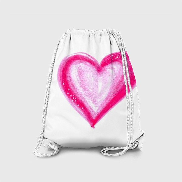 Рюкзак «Сердце, акварель»