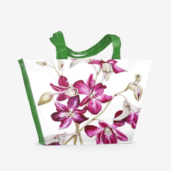 Пляжная сумка &laquo;Орхидеи&raquo;