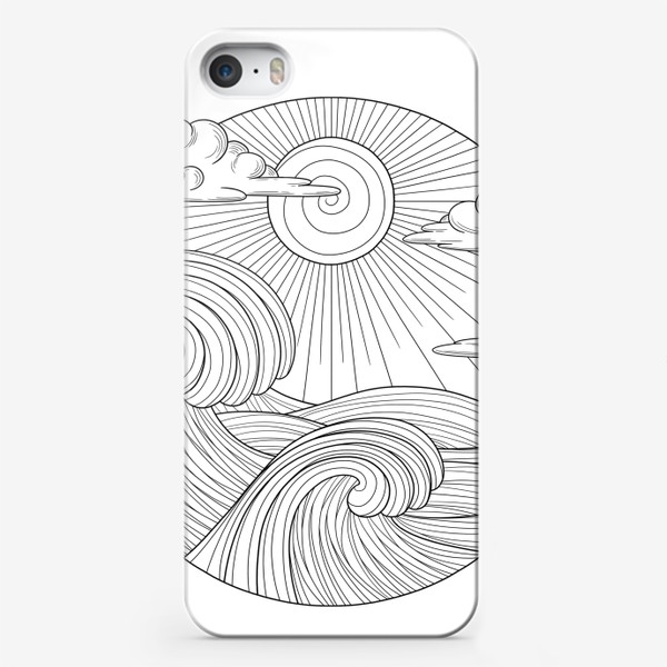 Чехол iPhone «Морские волны»