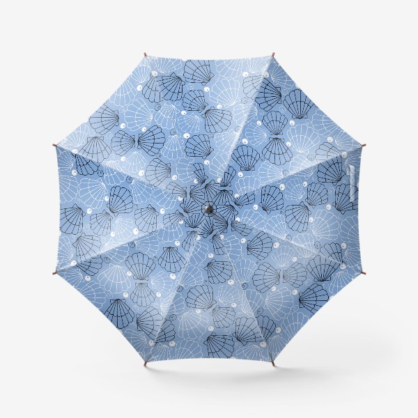 Зонт «Ракушка с жемчуженой»