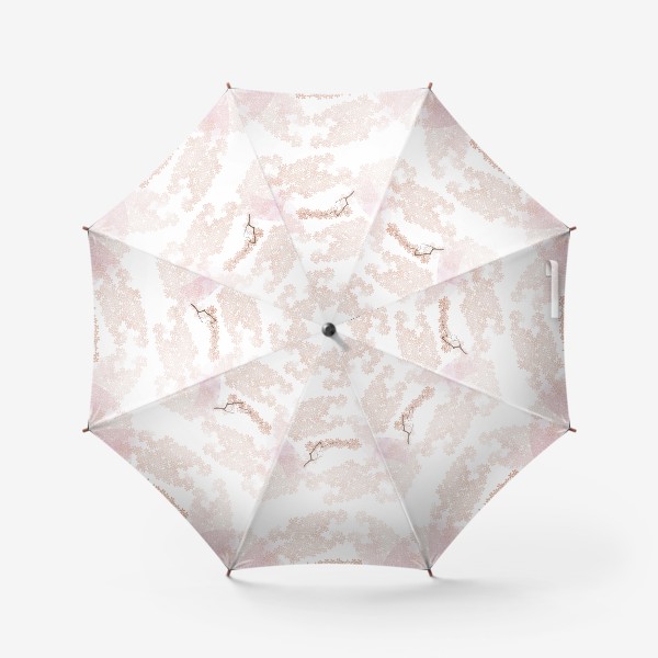 Зонт «Паттерн сакура. Розовые цветы.»