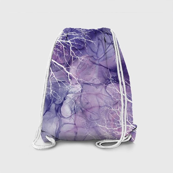 Рюкзак «Фиолетовый принт. Абстракция.»