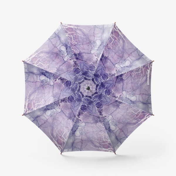 Зонт &laquo;Фиолетовый принт. Абстракция.&raquo;