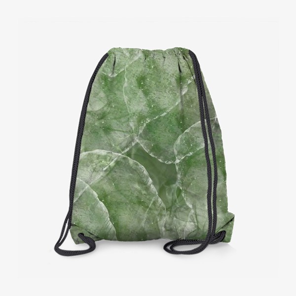 Рюкзак «Абстракция. Зелёный принт. »