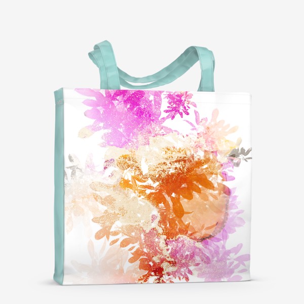 Сумка-шоппер «Абстрактные цветы»
