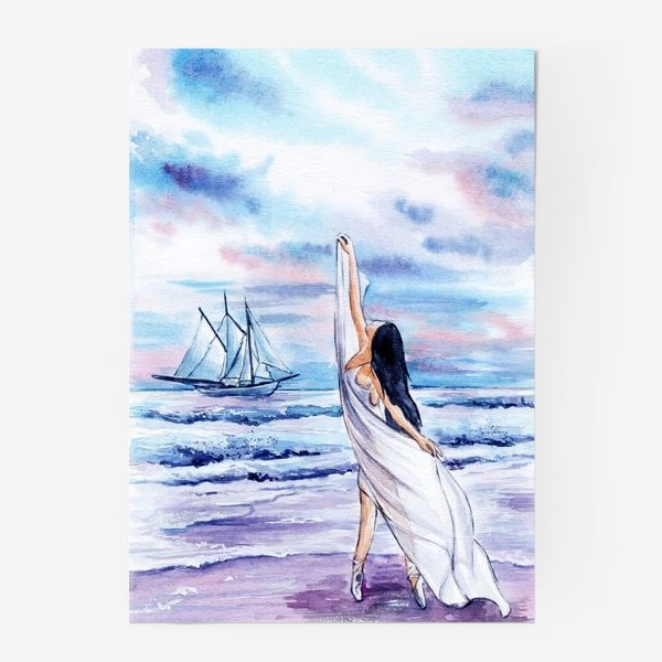 Постер «танец с морским бризом»