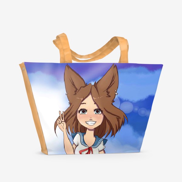 Пляжная сумка «Китсуне»