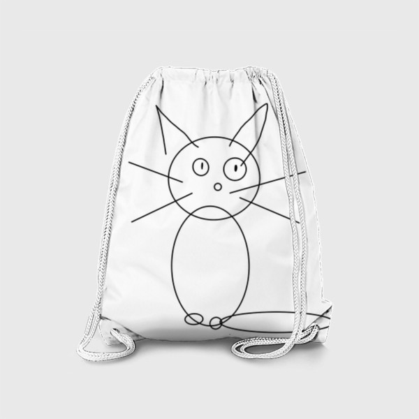 Рюкзак «Смешной кот, котик, милый кот, детское»