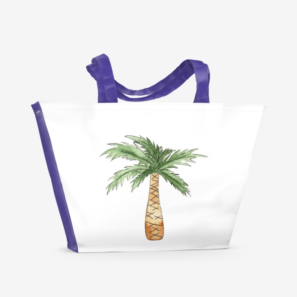 Пляжная сумка &laquo;пальма скетч&raquo;