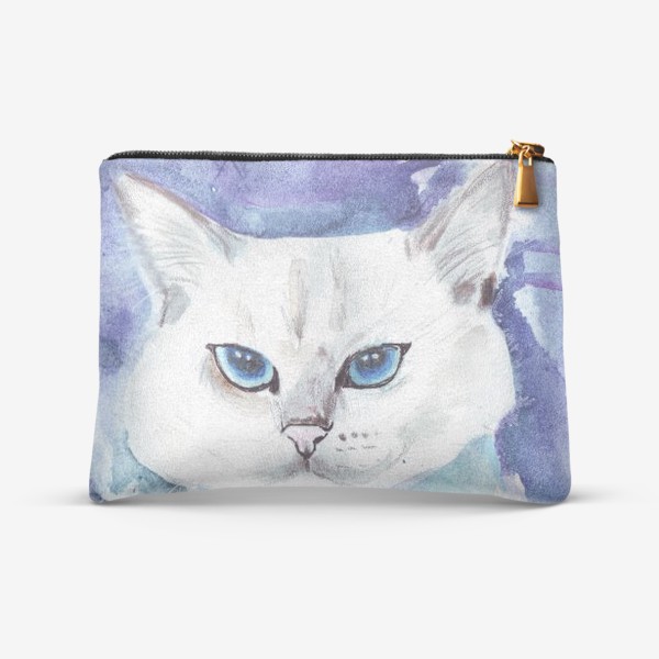 Косметичка «Голубоглазый кот в рубашке»