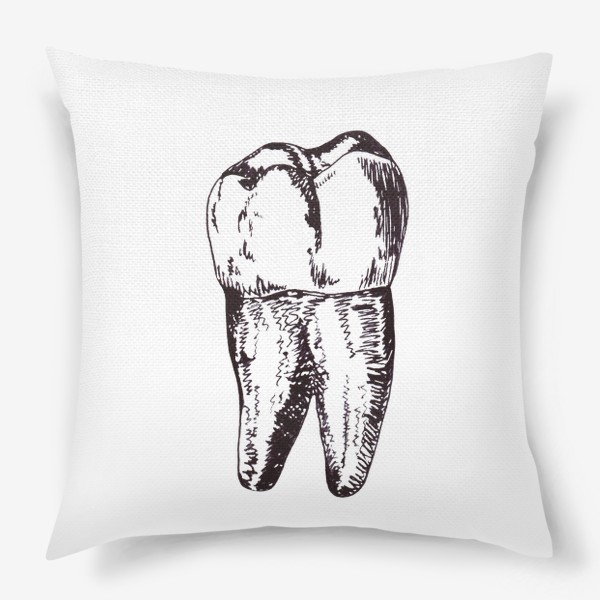 Подушка «Зуб рисунок»