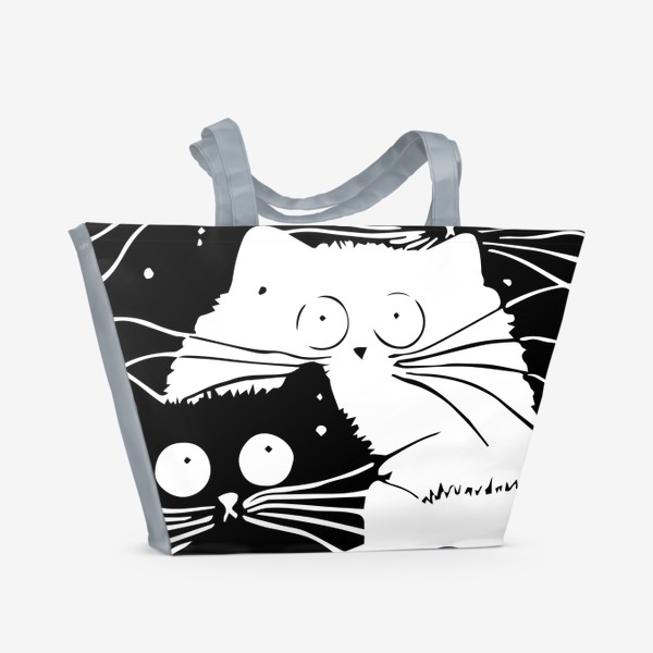 Пляжная сумка «Милые котики»