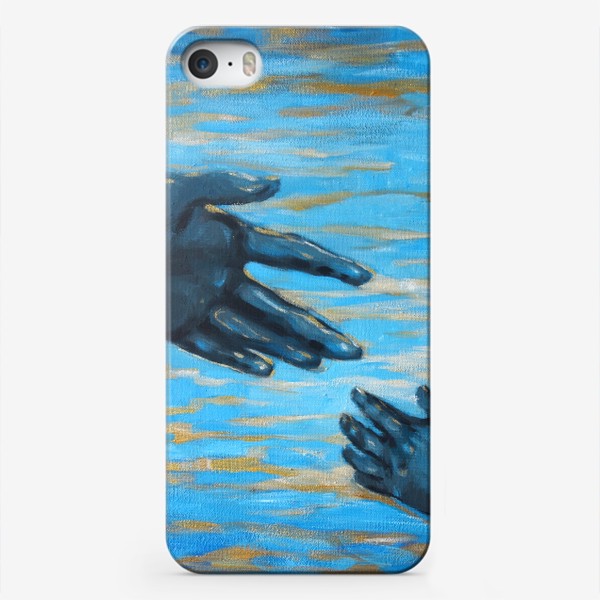 Чехол iPhone «руки людей, руки взрослого и ребенка»