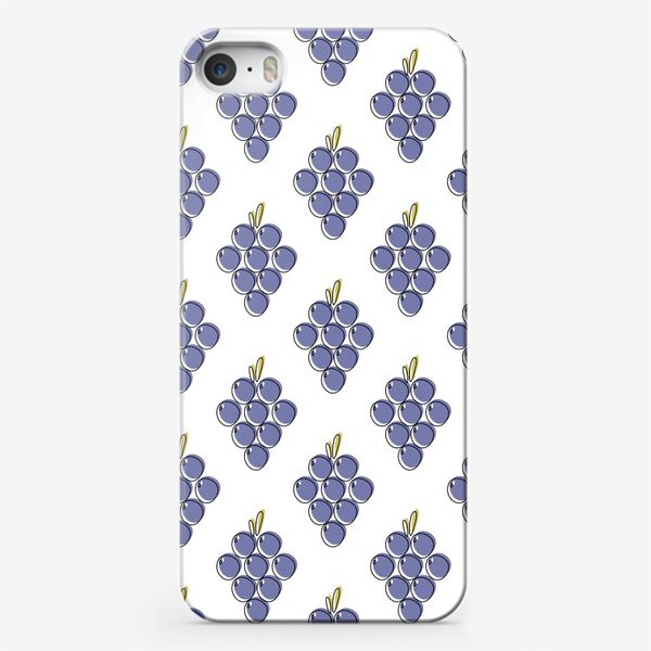 Чехол iPhone «Синий виноград»