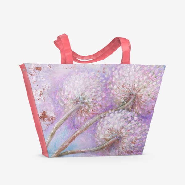 Пляжная сумка «Цветущие шары»