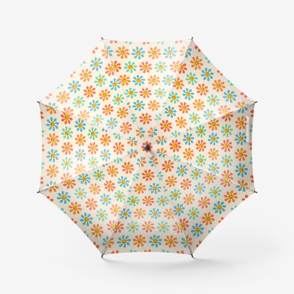 Зонт «Развесёлые цветочки»