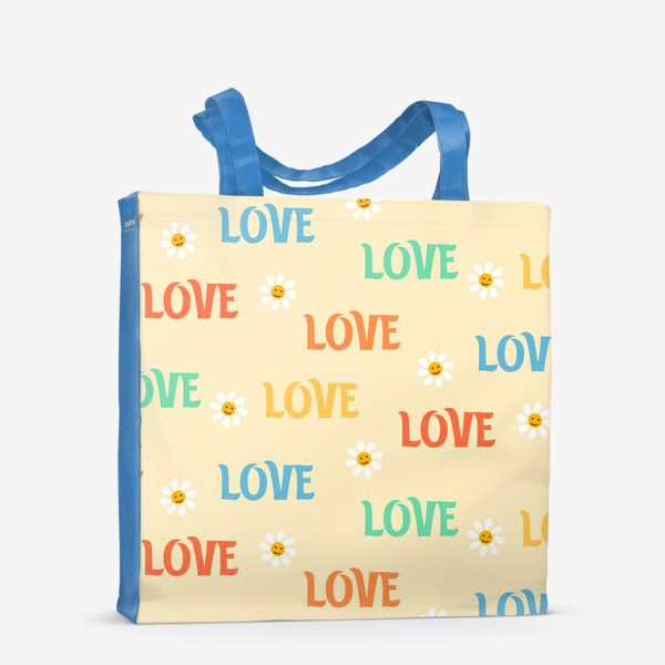 Сумка-шоппер «Любовь и ромашки»