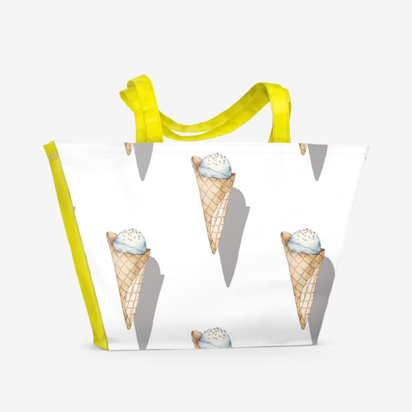 Пляжная сумка «Мороженое.»