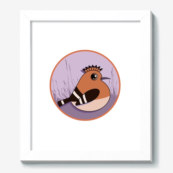 Картина «Птица с ирокезом Удод»
