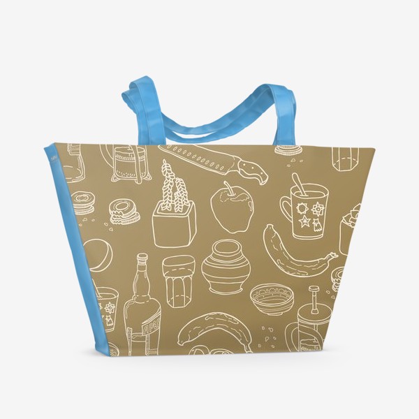 Пляжная сумка «На кухне»