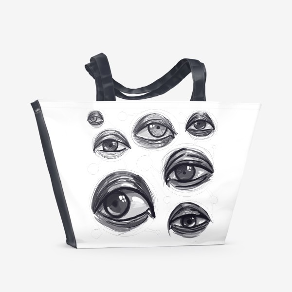 Пляжная сумка «Глаза»