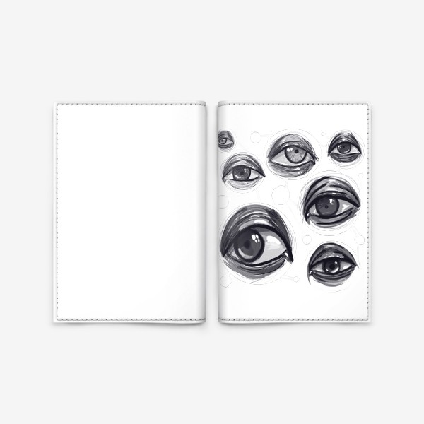 Обложка для паспорта «Глаза»