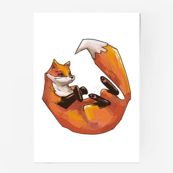 Постер «Довольный лис»